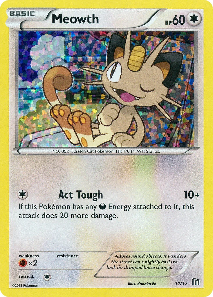 Meowth Pokemon card
