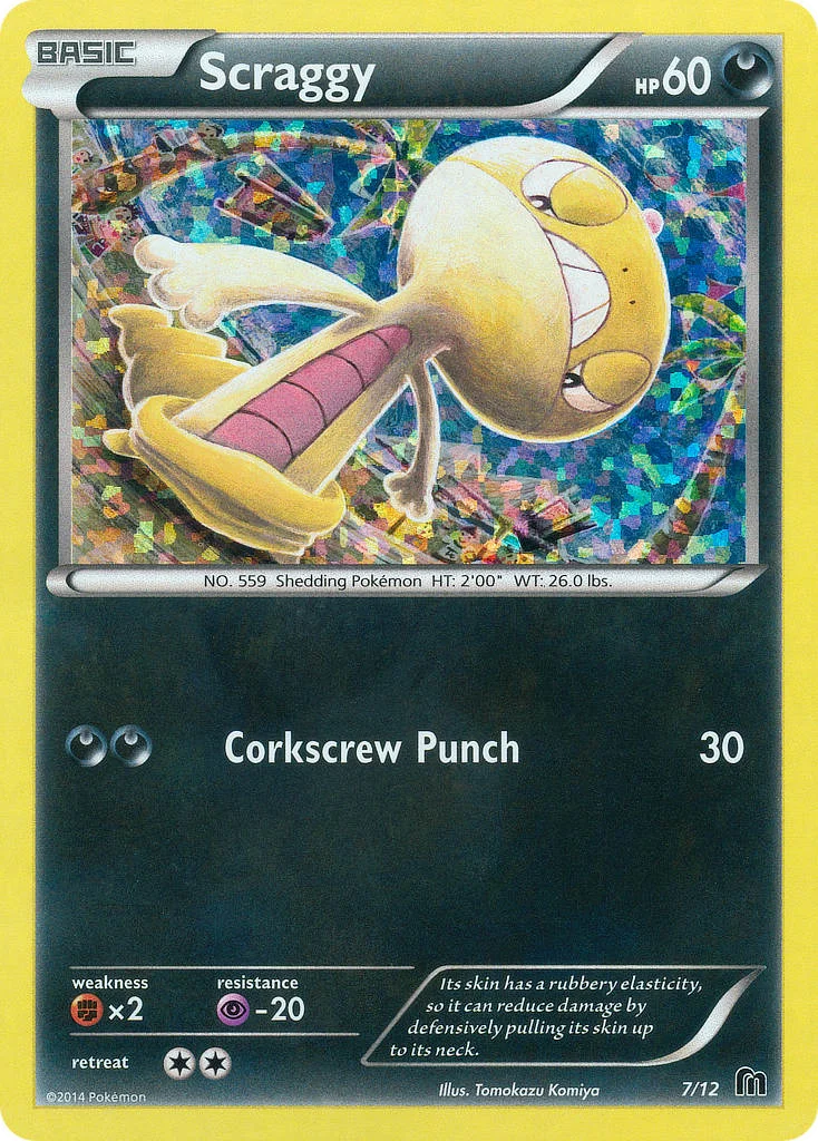 Scraggy Pokemon card
