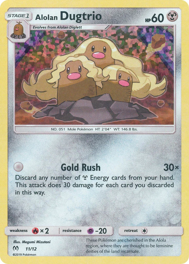 Alolan Dugtrio Pokemon card