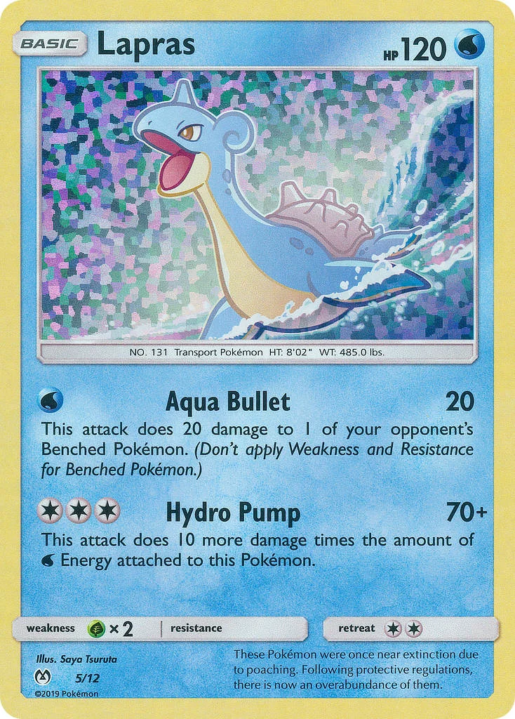 Lapras Pokemon card