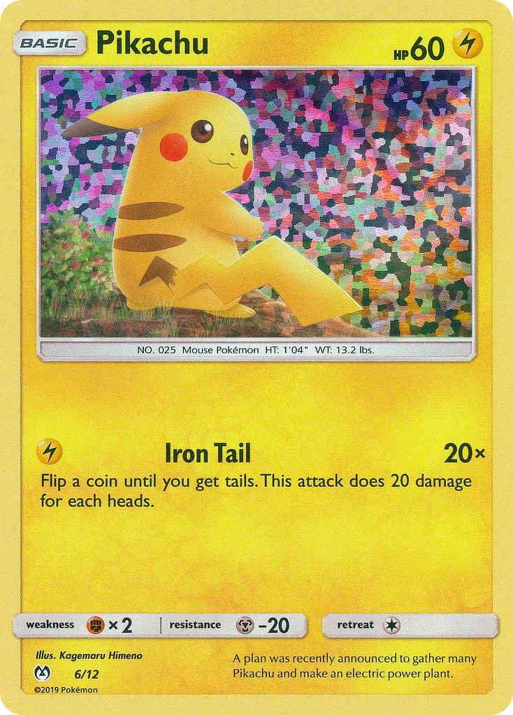 Pikachu Pokemon card