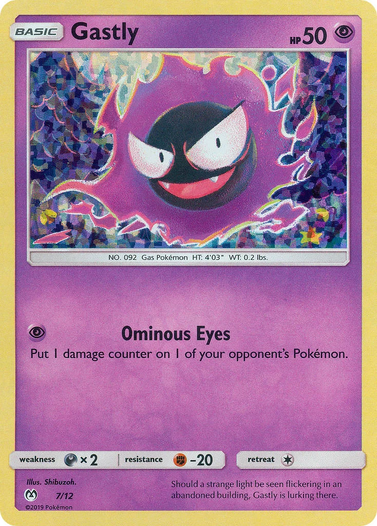 Gastly Pokemon card
