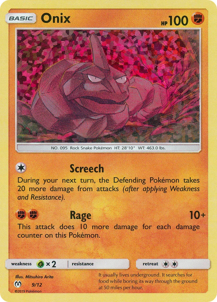 Onix Pokemon card