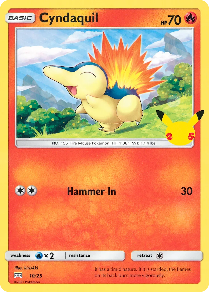Cyndaquil Pokemon card