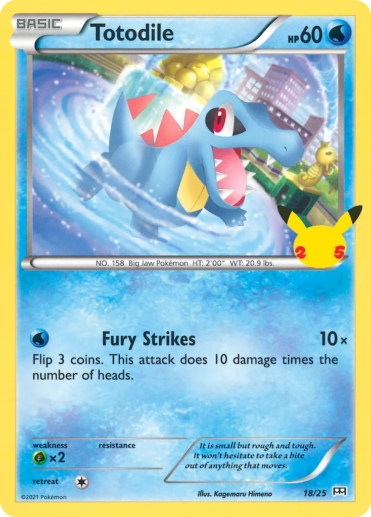 Totodile Pokemon card