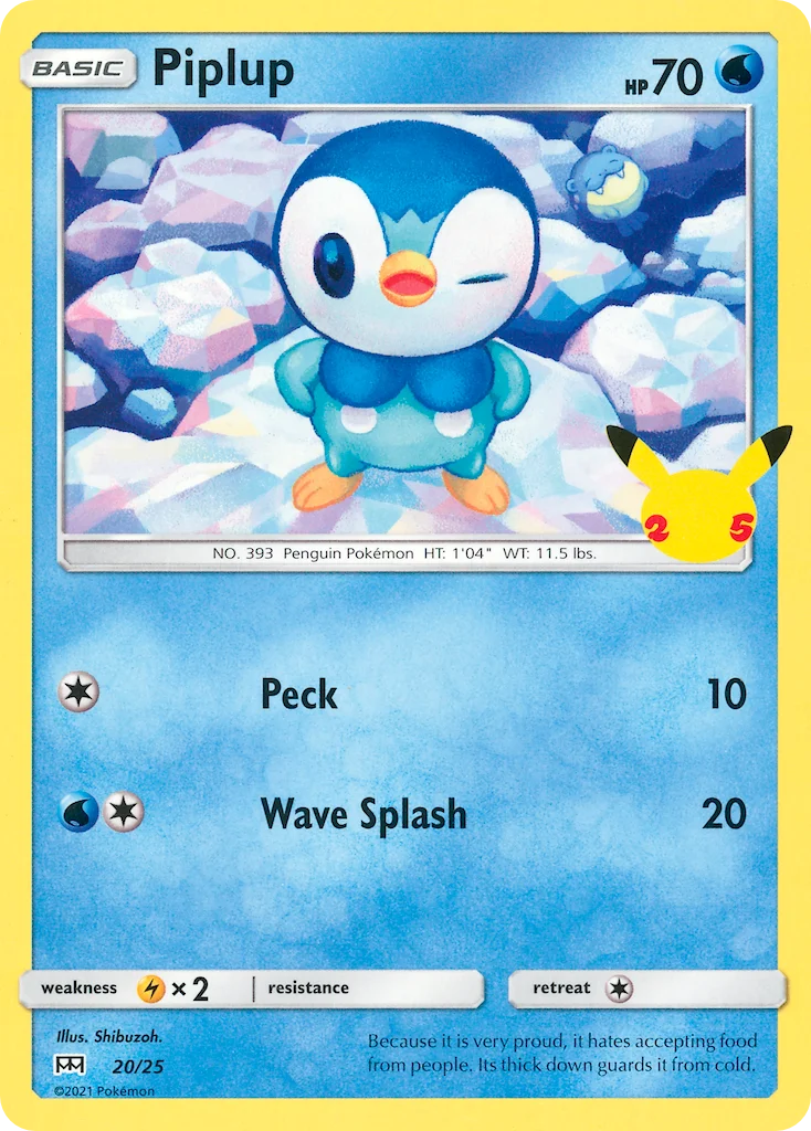 Piplup Pokemon card