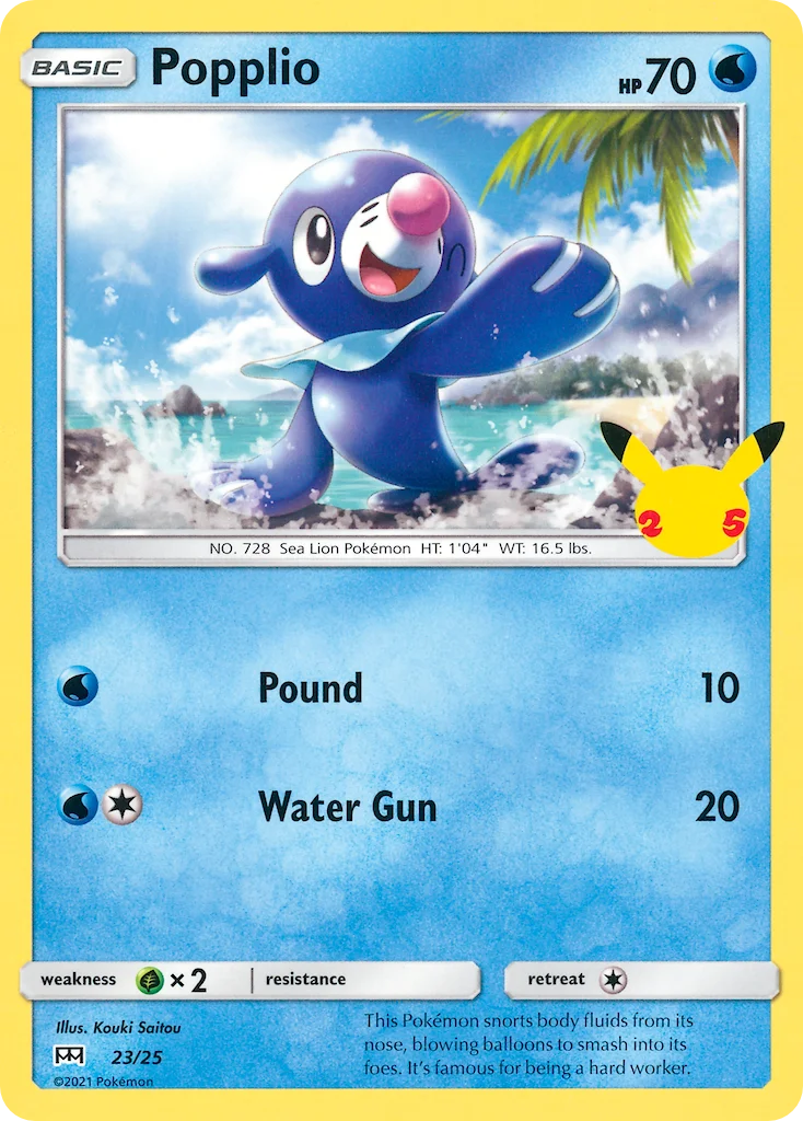 Popplio Pokemon card