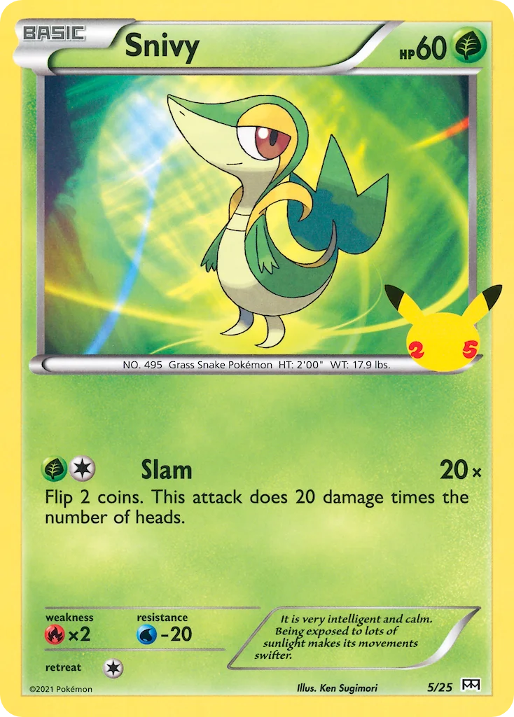 Snivy Pokemon card