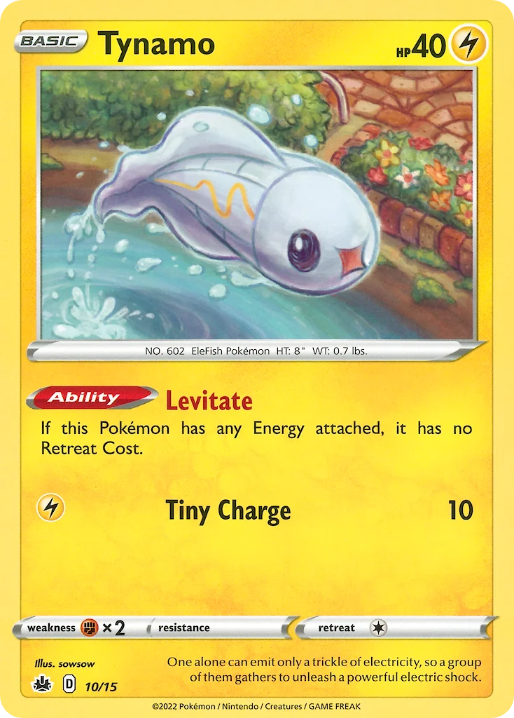 Tynamo Pokemon card
