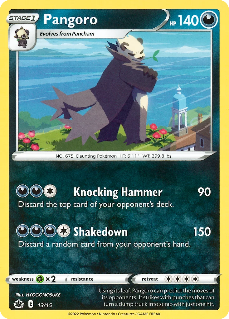 Pangoro Pokemon card