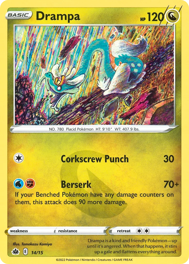 Drampa Pokemon card
