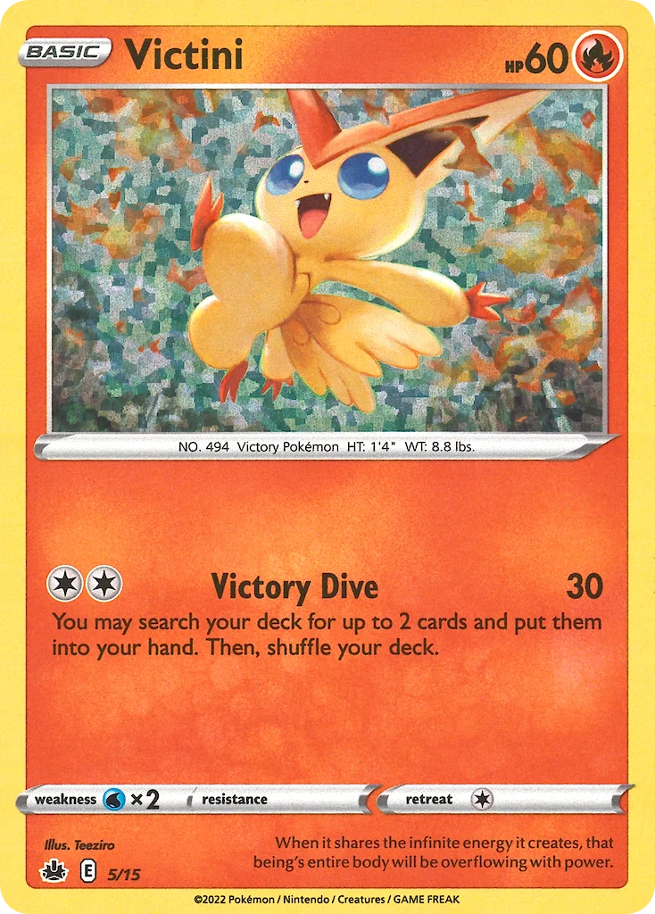 Victini Pokemon card