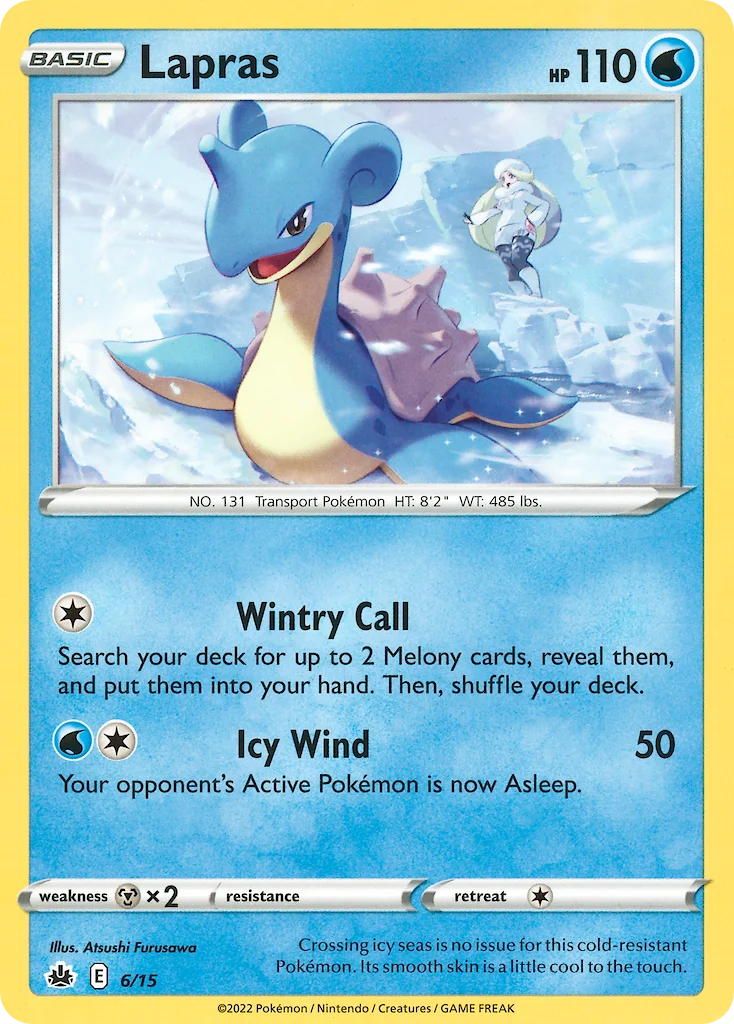 Lapras Pokemon card