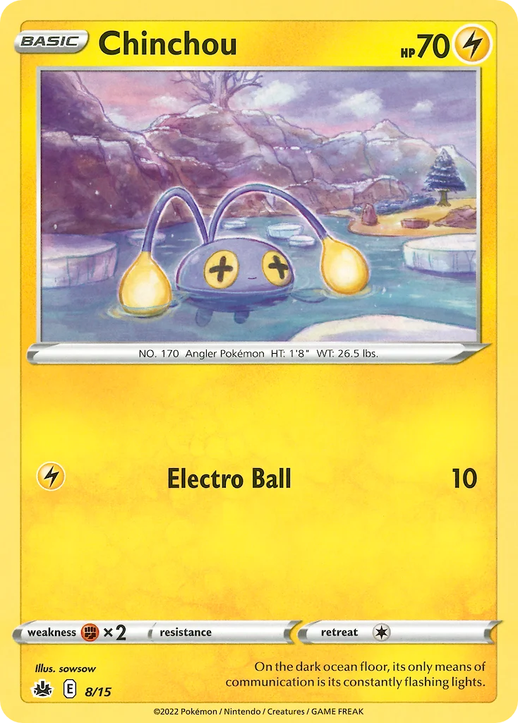 Chinchou Pokemon card