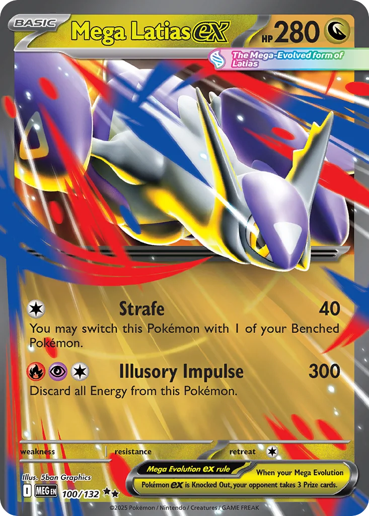Mega Latias ex Pokemon card