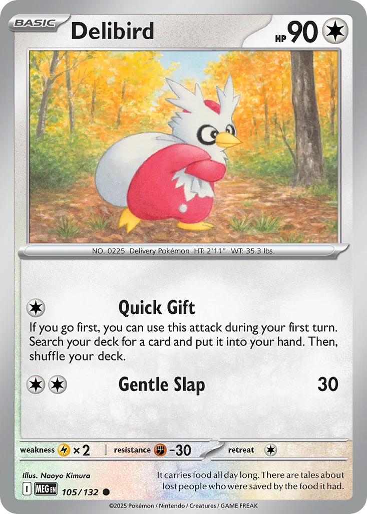 Delibird Pokemon card
