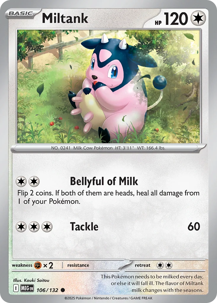 Miltank Pokemon card
