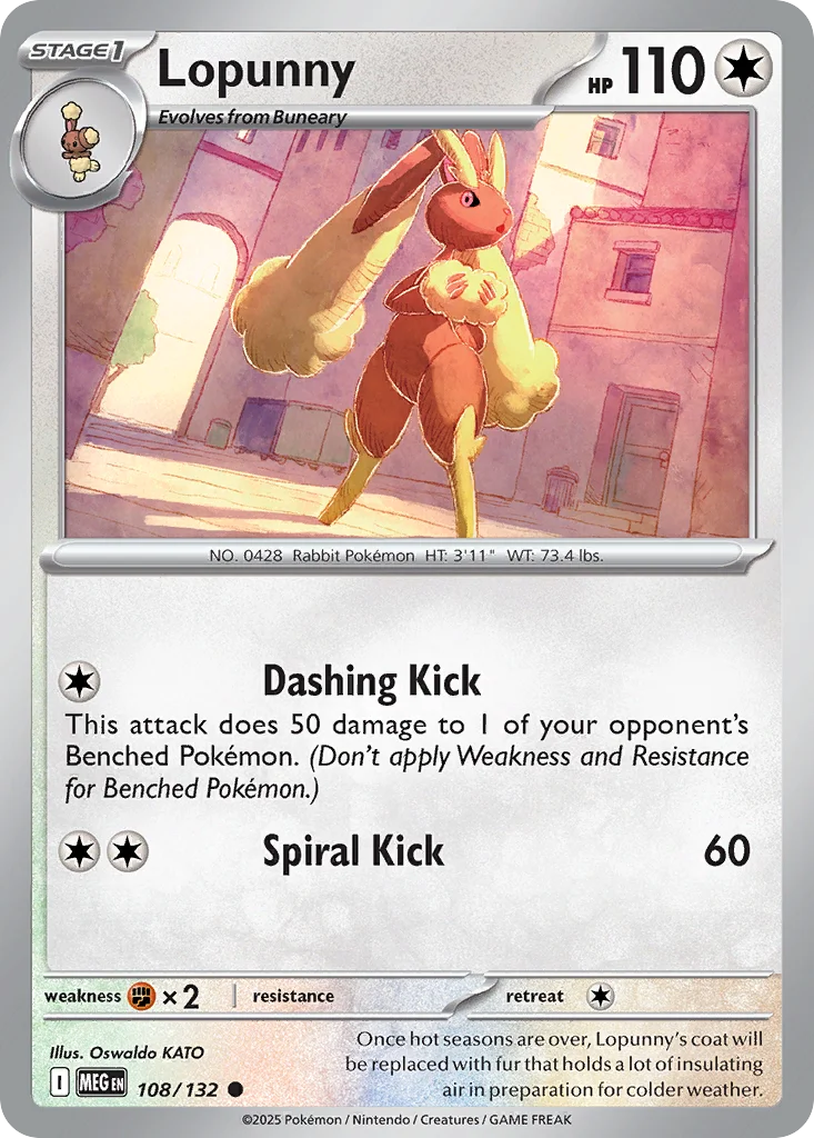 Lopunny Pokemon card