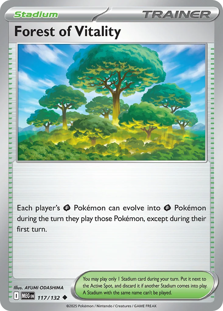 Forest of Vitality Pokemon card