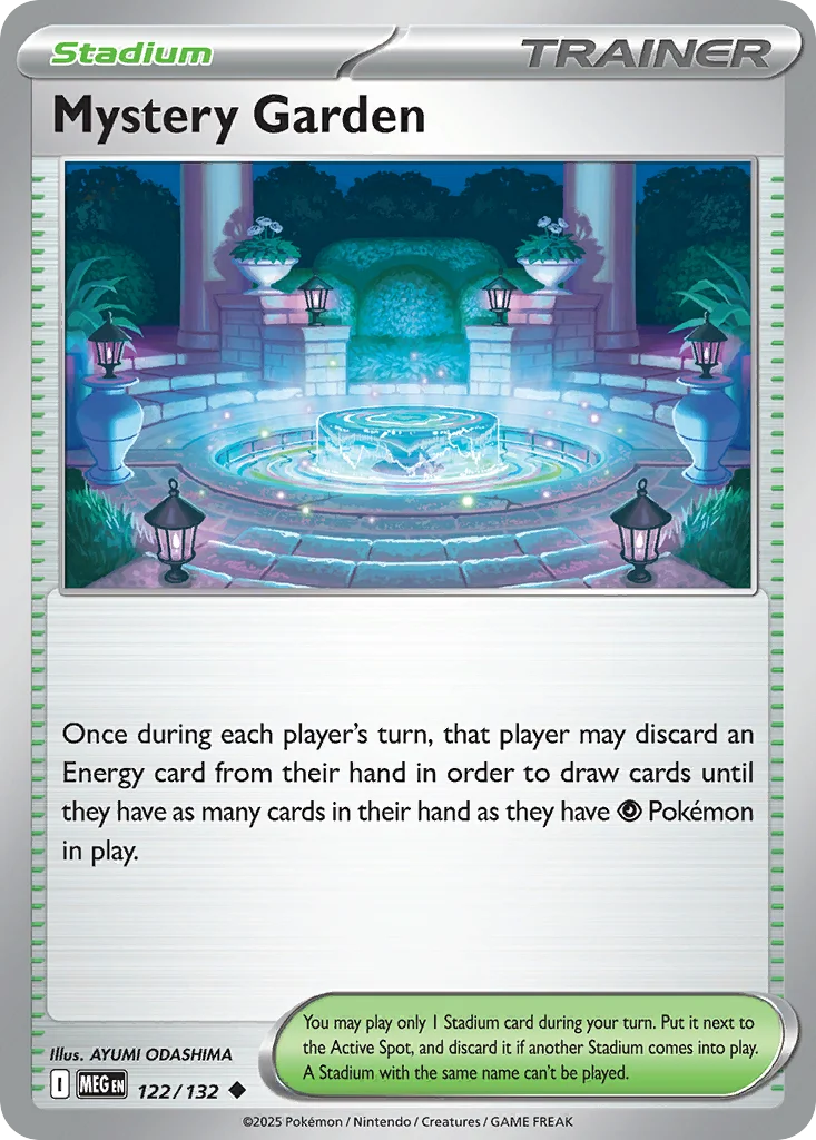 Mystery Garden Pokemon card