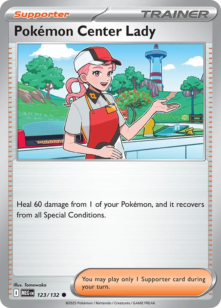 Pokémon Center Lady Pokemon card