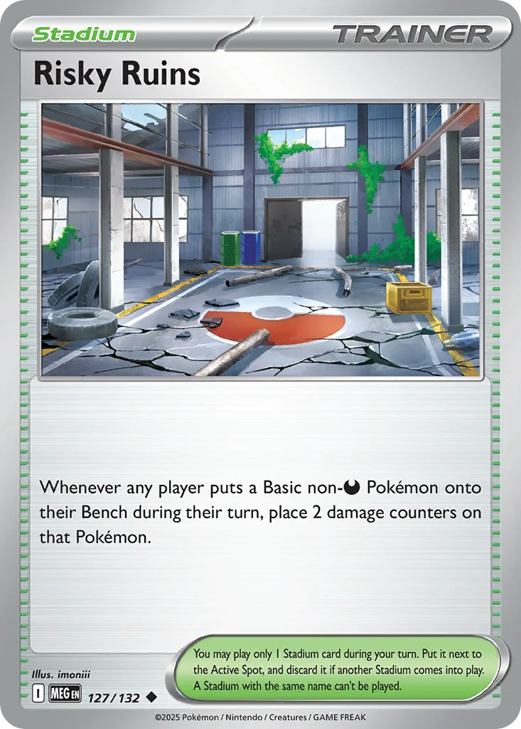 Risky Ruins Pokemon card