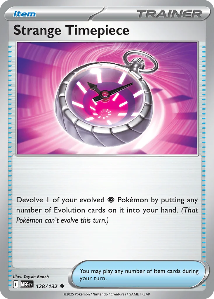 Strange Timepiece Pokemon card