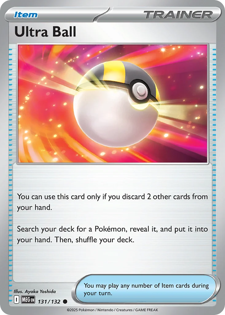 Ultra Ball Pokemon card