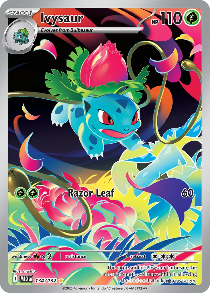 Ivysaur Pokemon card
