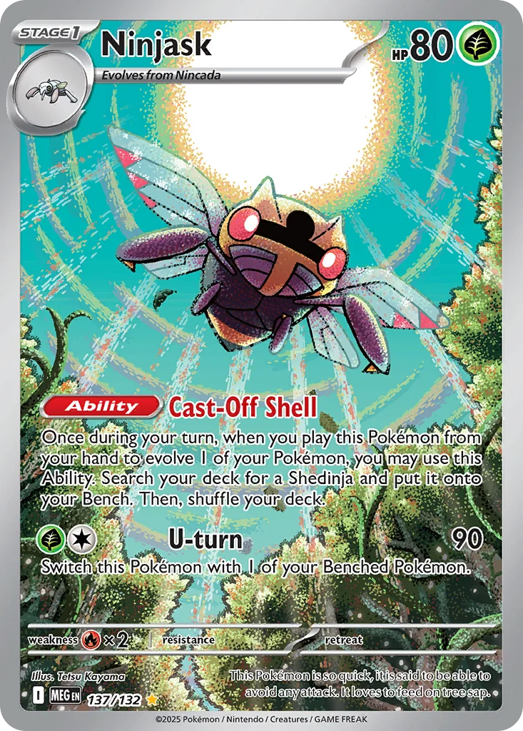 Ninjask Pokemon card