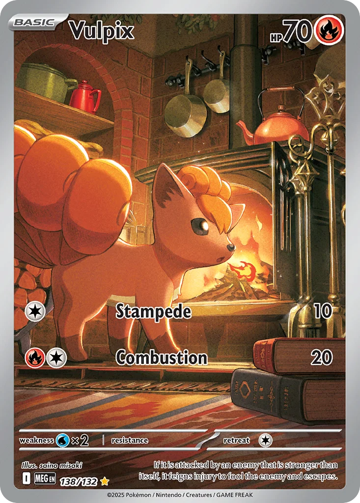 Vulpix Pokemon card