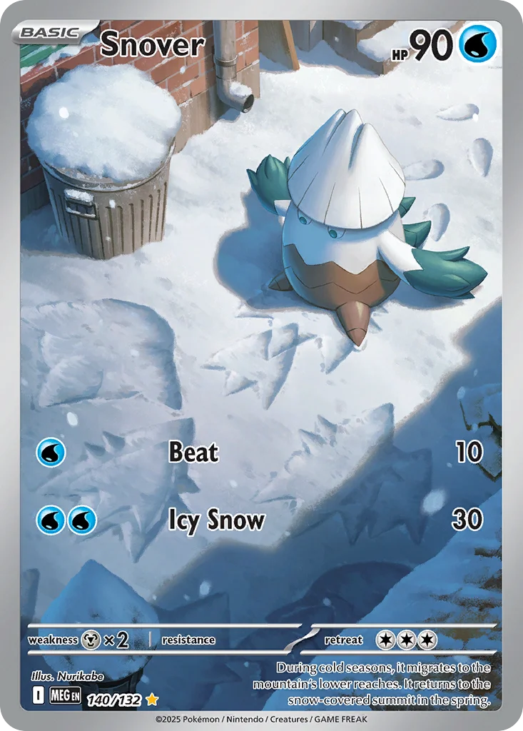 Snover Pokemon card