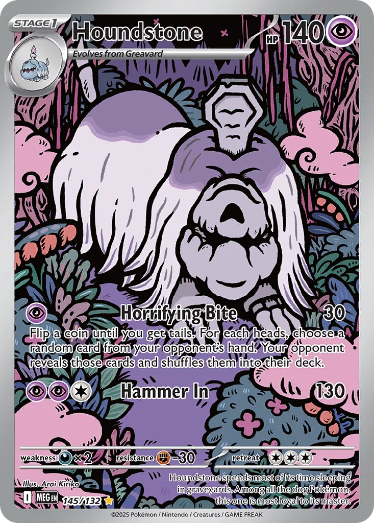 Houndstone Pokemon card