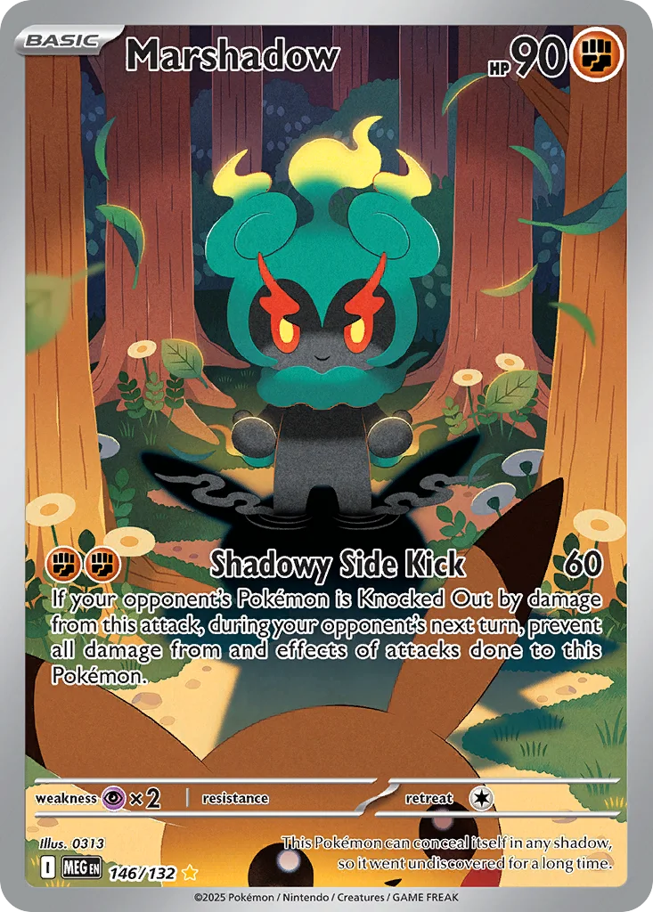 Marshadow Pokemon card