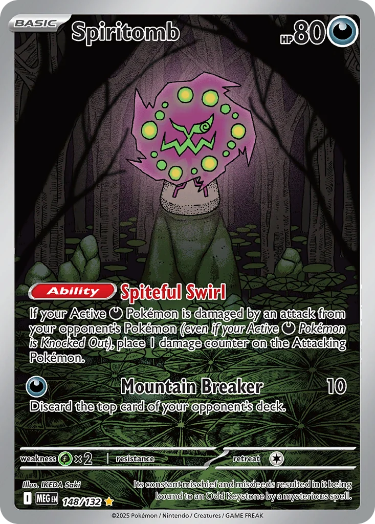 Spiritomb Pokemon card