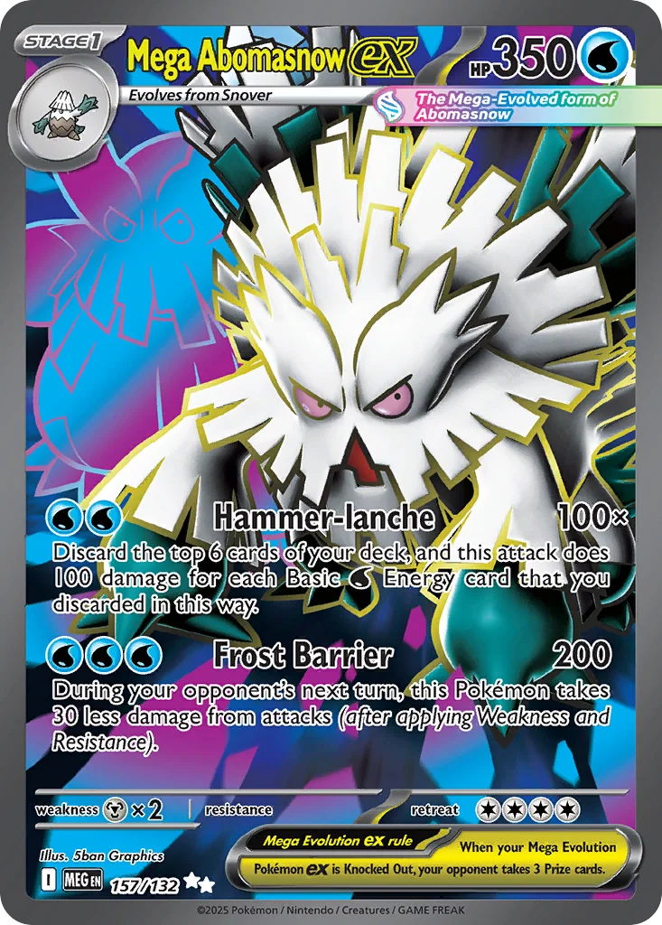 Mega Abomasnow ex Pokemon card