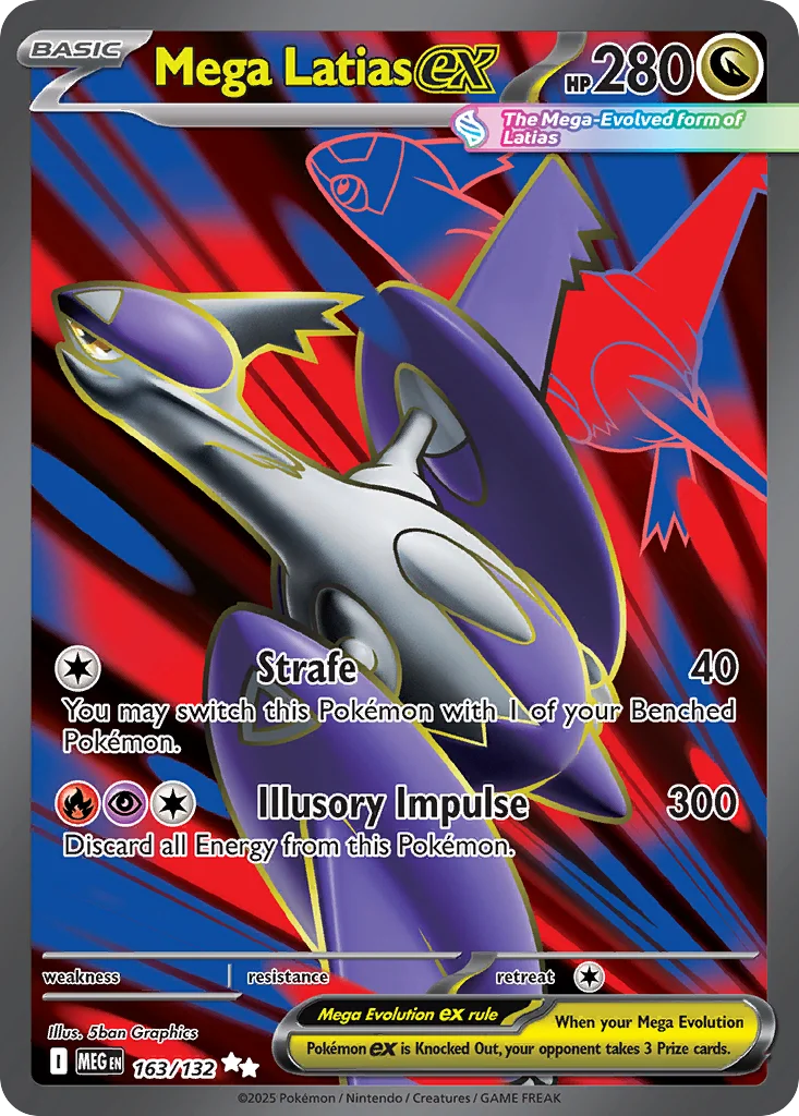 Mega Latias ex Pokemon card