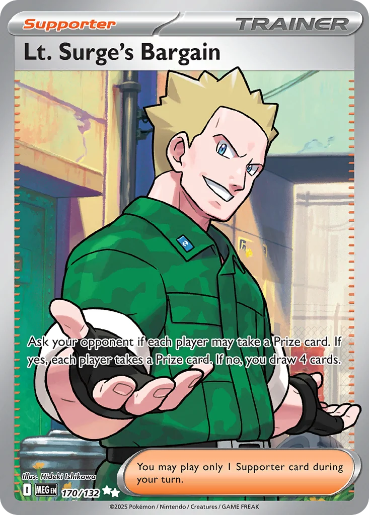 Lt. Surge's Bargain Pokemon card