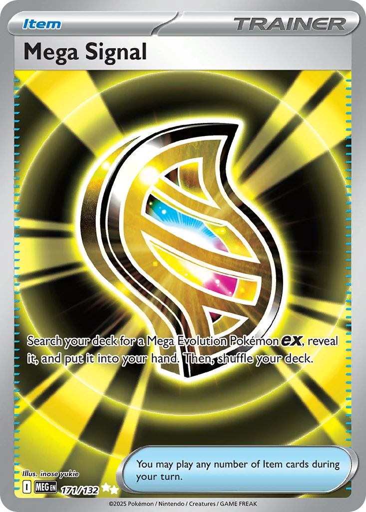 Mega Signal Pokemon card