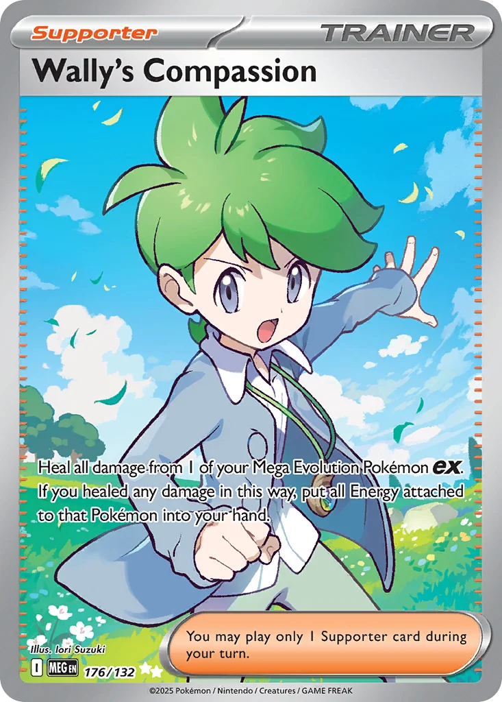 Wally's Compassion Pokemon card