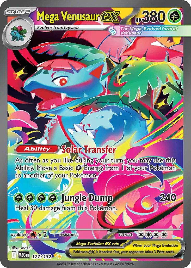 Mega Venusaur ex Pokemon card