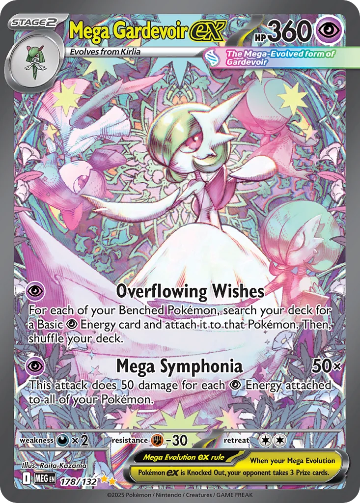Mega Gardevoir ex Pokemon card