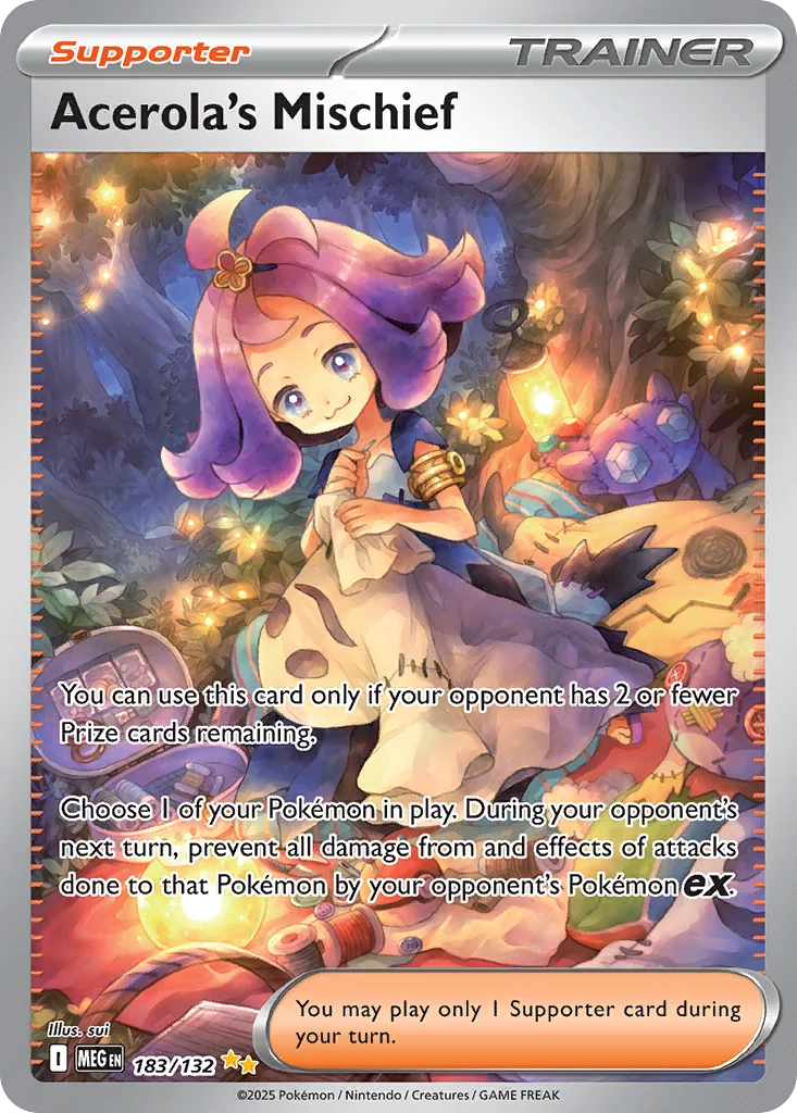 Acerola's Mischief Pokemon card
