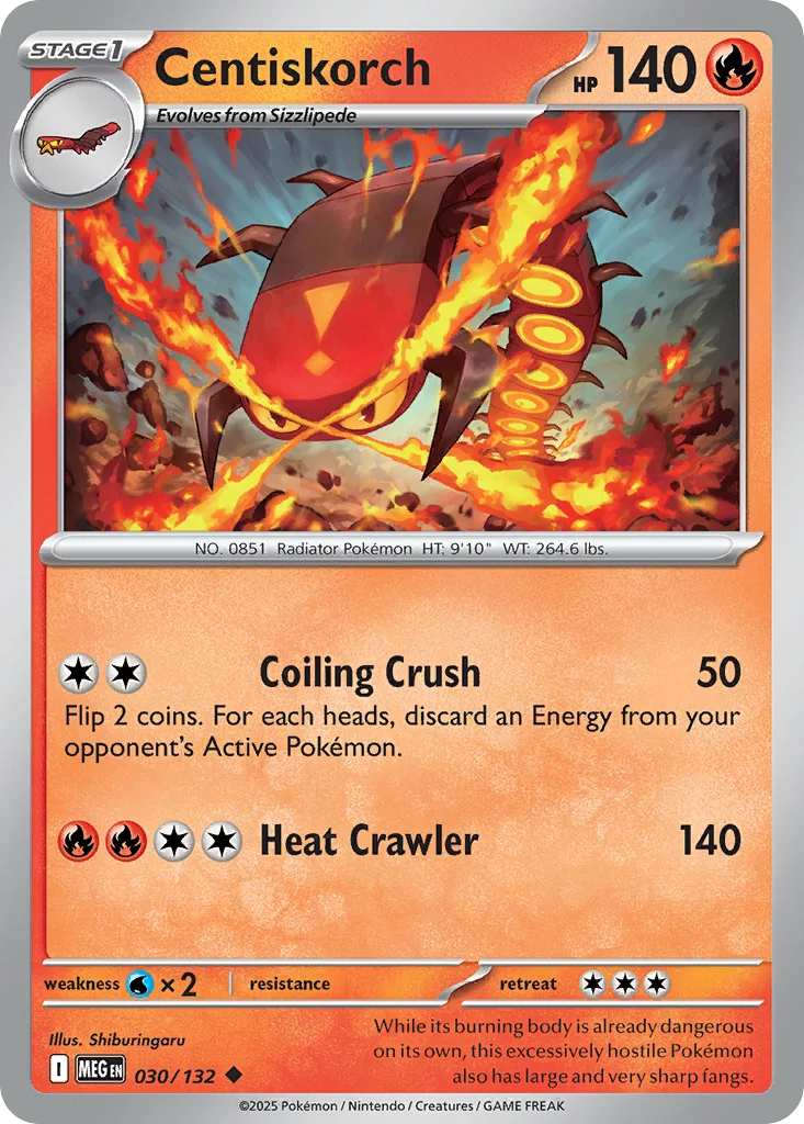 Centiskorch Pokemon card