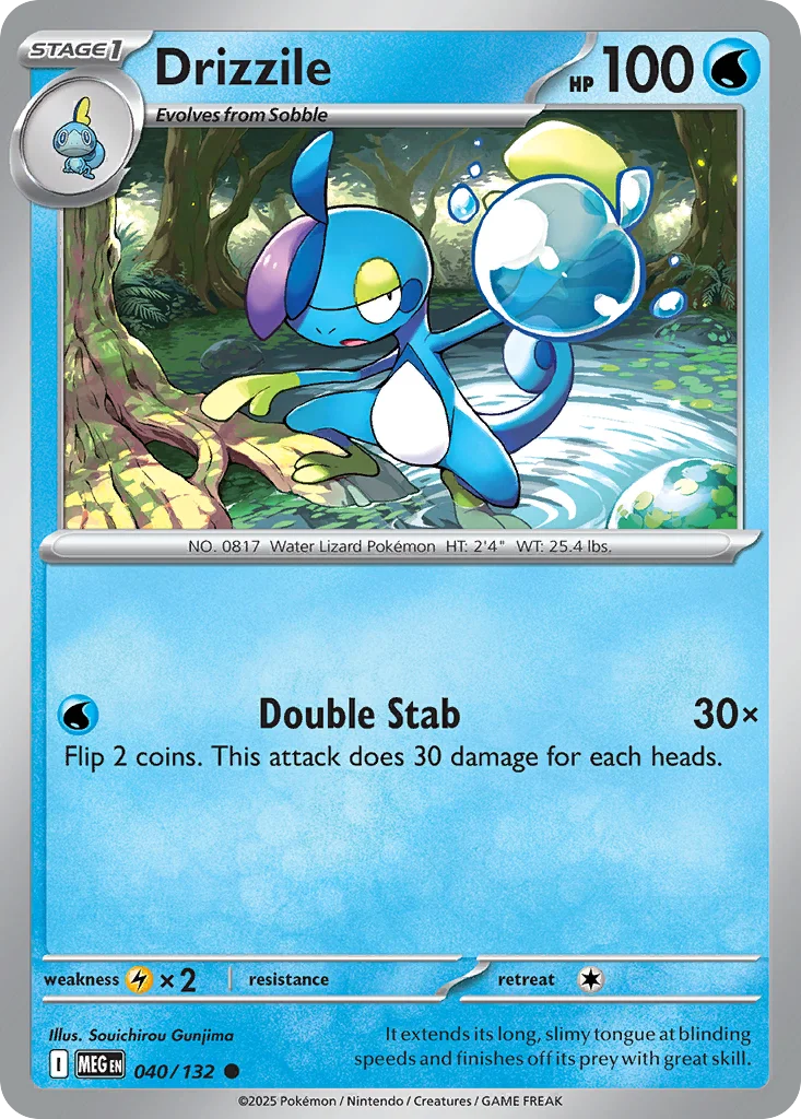 Drizzile Pokemon card