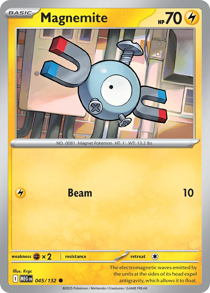 Magnemite Pokemon card
