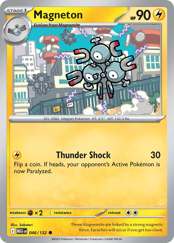 Magneton Pokemon card