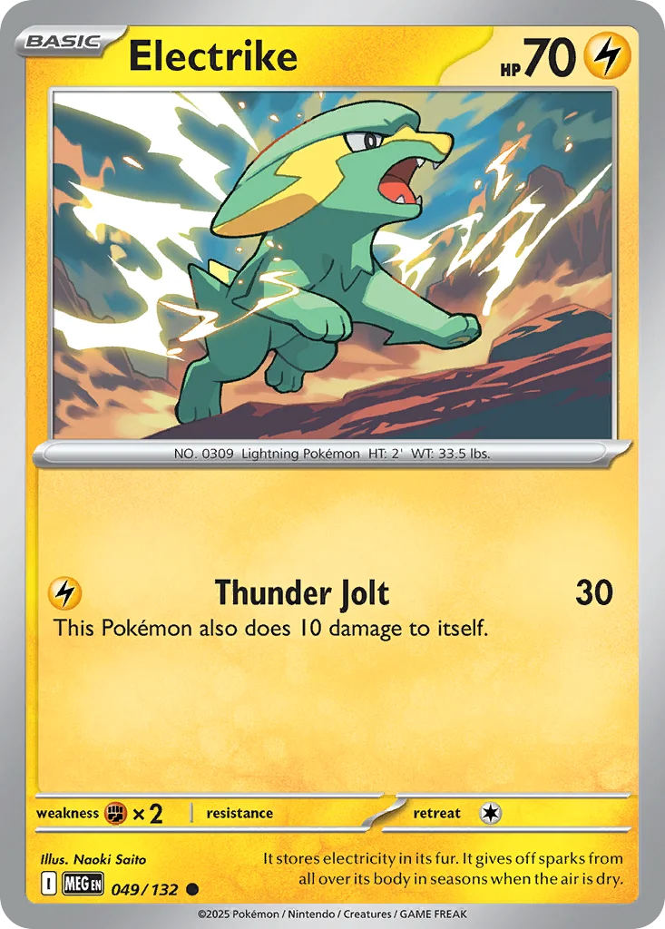 Electrike Pokemon card