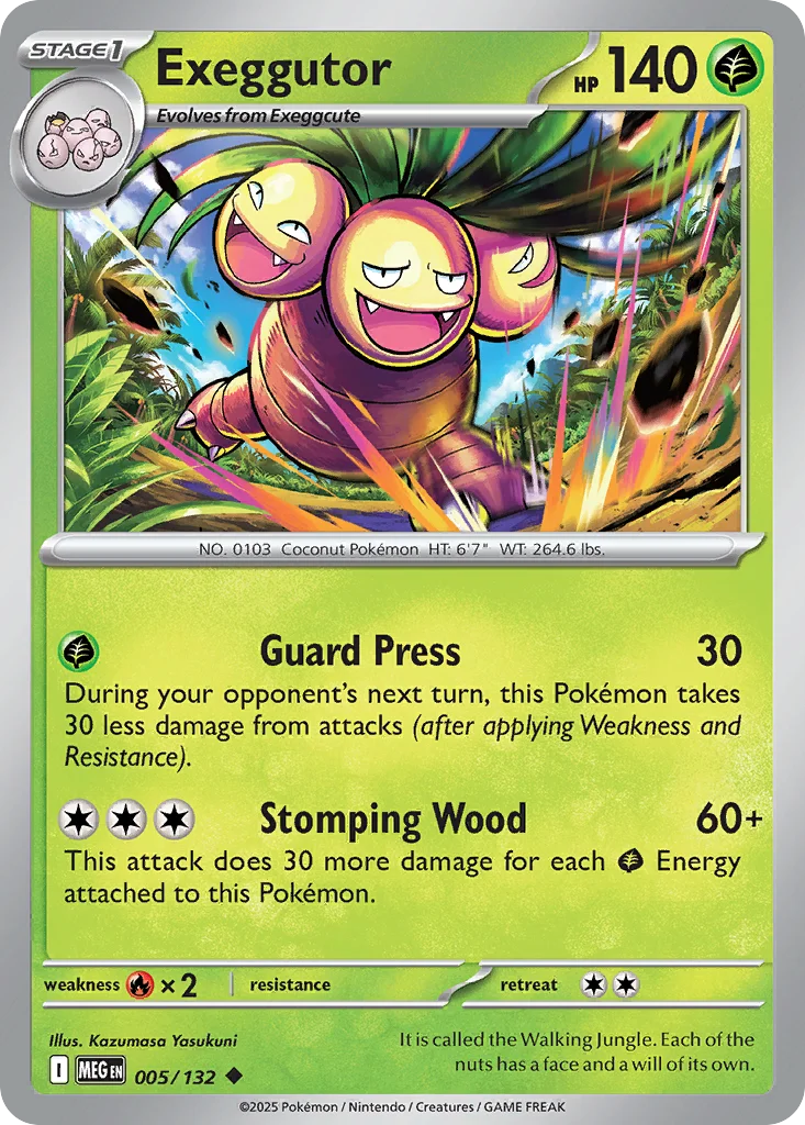 Exeggutor Pokemon card