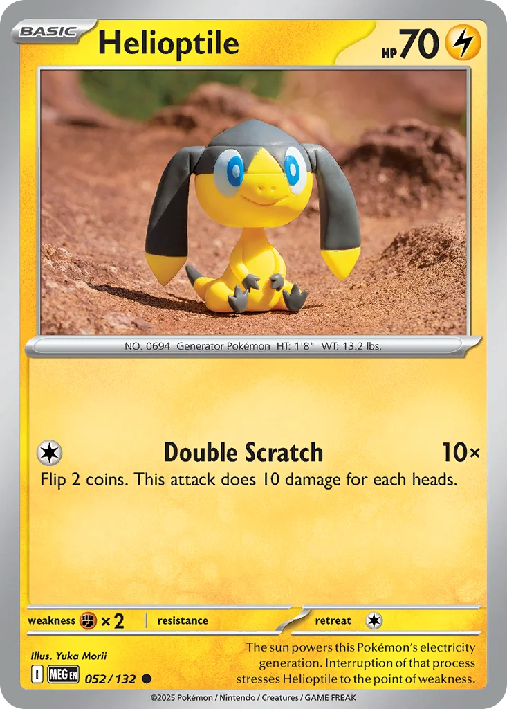 Helioptile Pokemon card